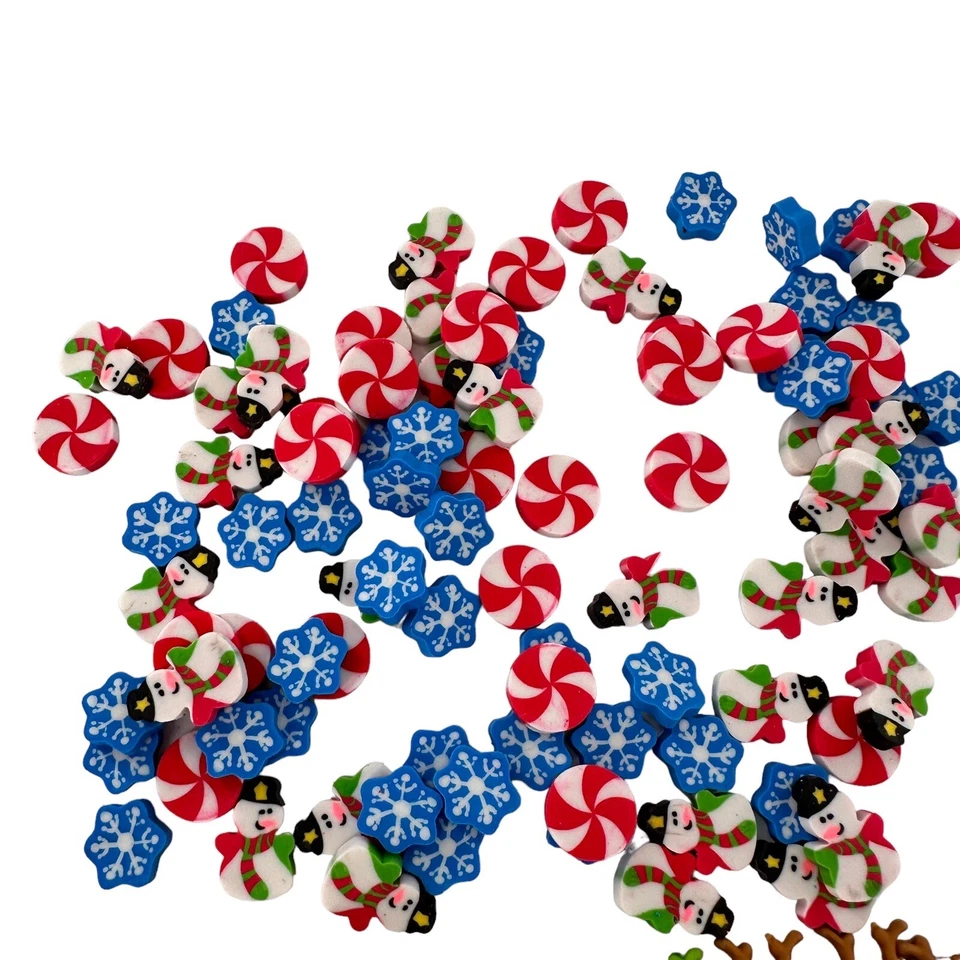 Праздничный карандаш верхний ластики рождественские елки Санта олень снеговиков 119 штук a c - Изображение 2 из 4