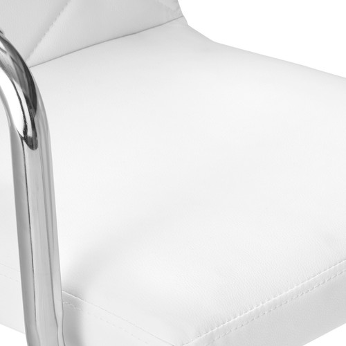 Bar Stools Set of 2 Adjustable Swivel Counter PU Leather with Back Armrest Stool - Picture 28 of 45