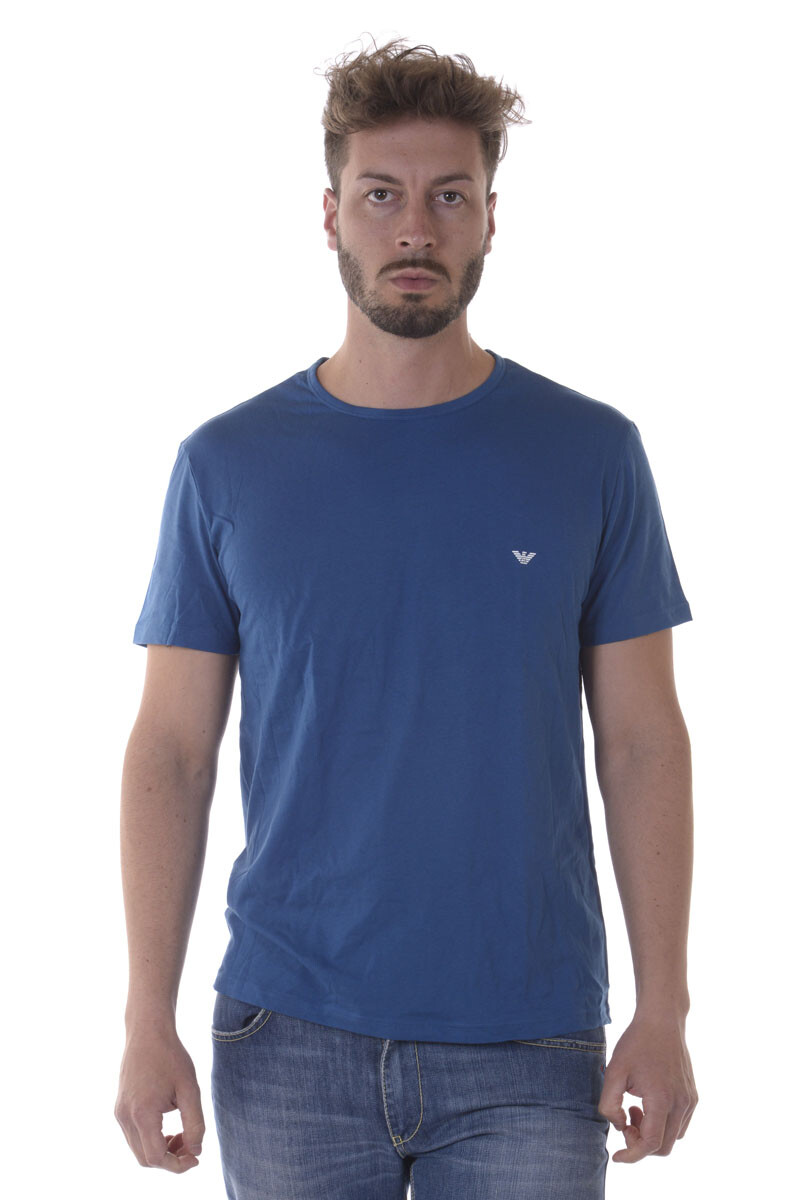 Мужская футболка Emporio Armani Светло-голубая 1112677P722 18033 Sz M - ВЫГОДНОЕ ПРЕДЛОЖЕНИЕ