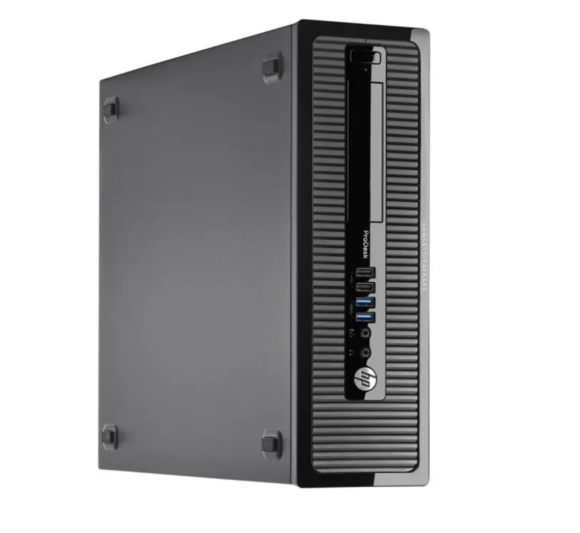 HP ProDesk 400 G1 SFF Computer & Monitor - i3 CPU Up to 2TB SSD