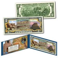 CHACO CULTURE America the Beautiful PARKS New Mexico Official $2 U.S. Bill