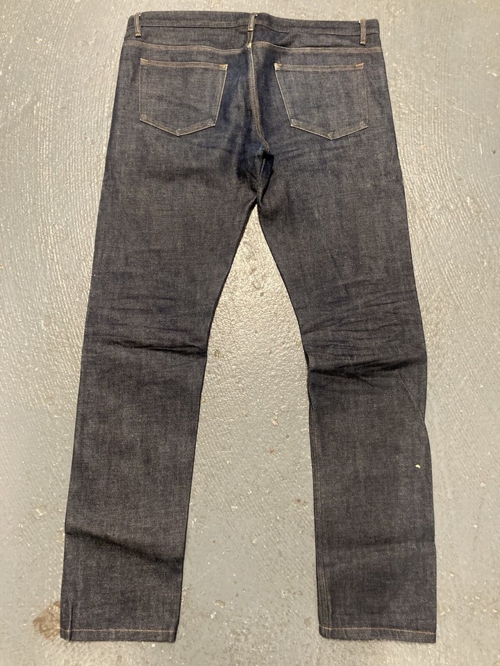 APC Paris Petit Standard Jean Droit Etroit Raw Indigo Selvedge Denim Jeans 39x35 eBay