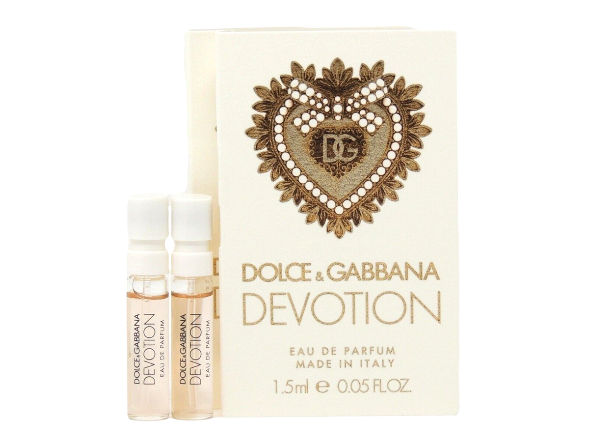 D&G DOLCE & GABBANA DEVOTION EDP 1.5ml .05fl oz x 2 PERFUME SPRAY