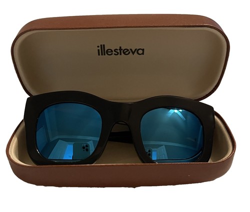 Illesteva Leonard Mask Sunglasses (Royal Blue) Leonard Mask Sunglasses | illesteva main image 4
