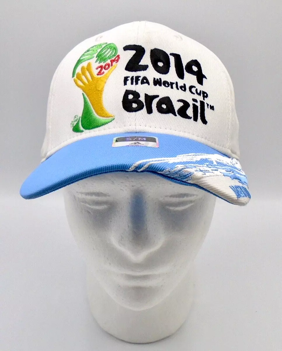 Argentina 2014 FIFA Copa Mundial Brasil Sombrero Gorra Adidas Adulto Ajustado S