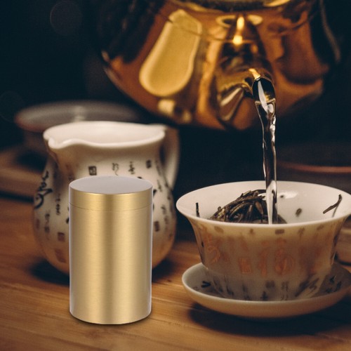 Loose Leaf Tea Tin Food Storage Jar Stainless Steel Jar Tea Storage Can - Picture 11 of 12