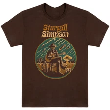 Sturgill Simpson Tour Gift For Fan S to 5XL Dark Choco Color T-shirt QT54