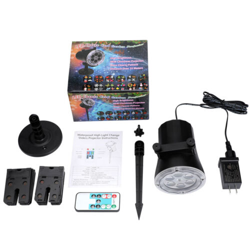 Christmas Laser LED Projector Light Xmas Lamp Moving Outdoor 26 HD Effects Lamp - Picture 29 of 63