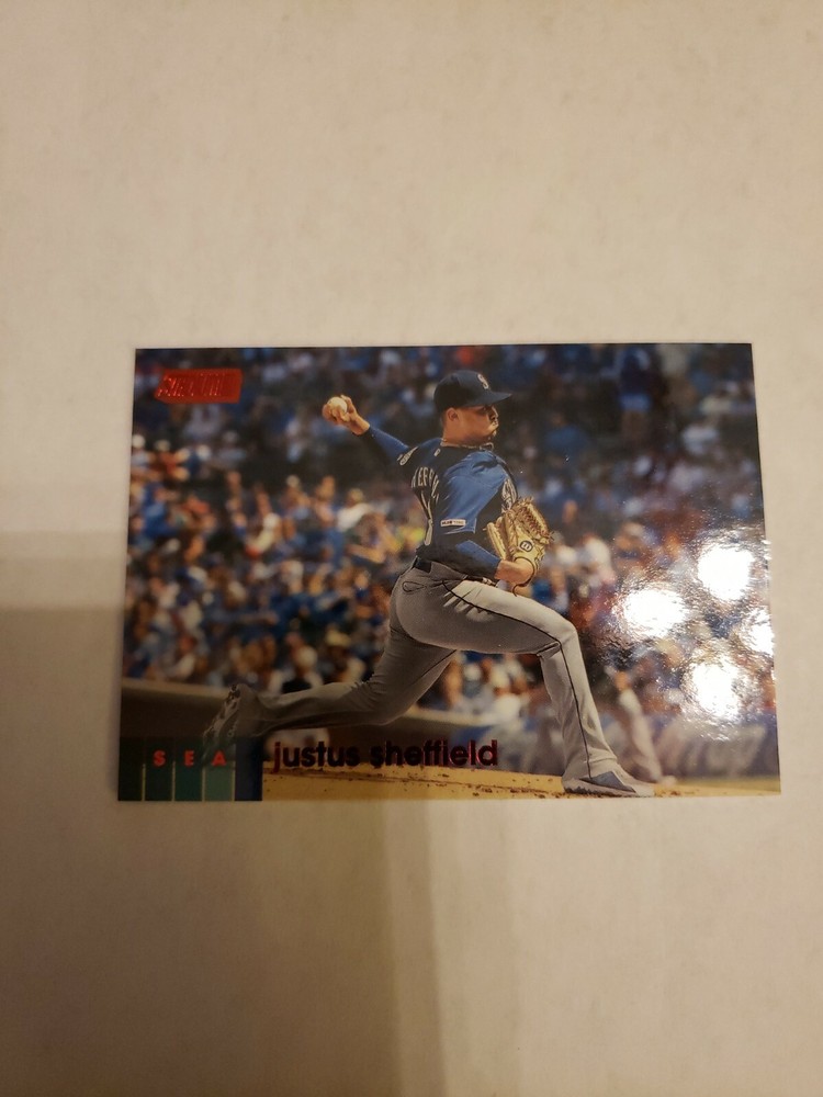 2020 Topps Stadium Club Red Parallel Justus Sheffield