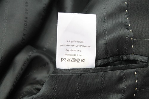 Tiger of Sweden Kalkin Blazer Men's (Eu) 46 Single Row Wool Mix Checked - Picture 8 of 8