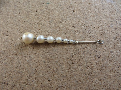 Vintage Pearl Lot 19" Strand Necklace Gold-tone Clasp Earrings Pendant #1214 - Picture 3 of 13