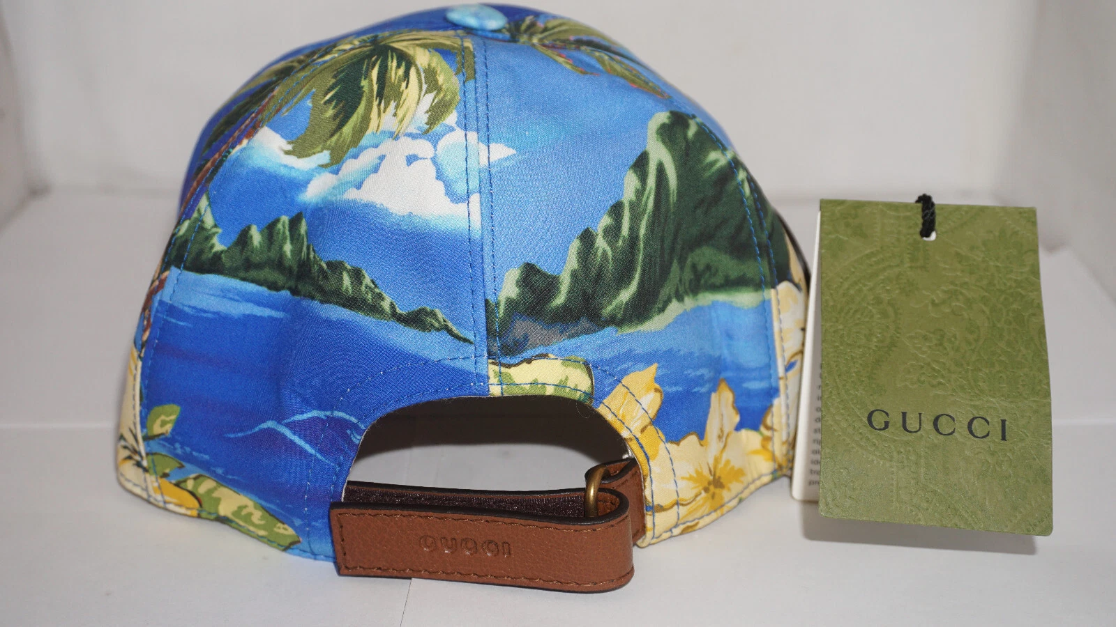 GUCCI Nuovo Cappello Berretto M Base Romantico Regolabile PSAG101227