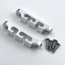 2 PCS Aircraft Aluminum Bass 3 String Retainer String Guide Tree Fit Hipshot CR
