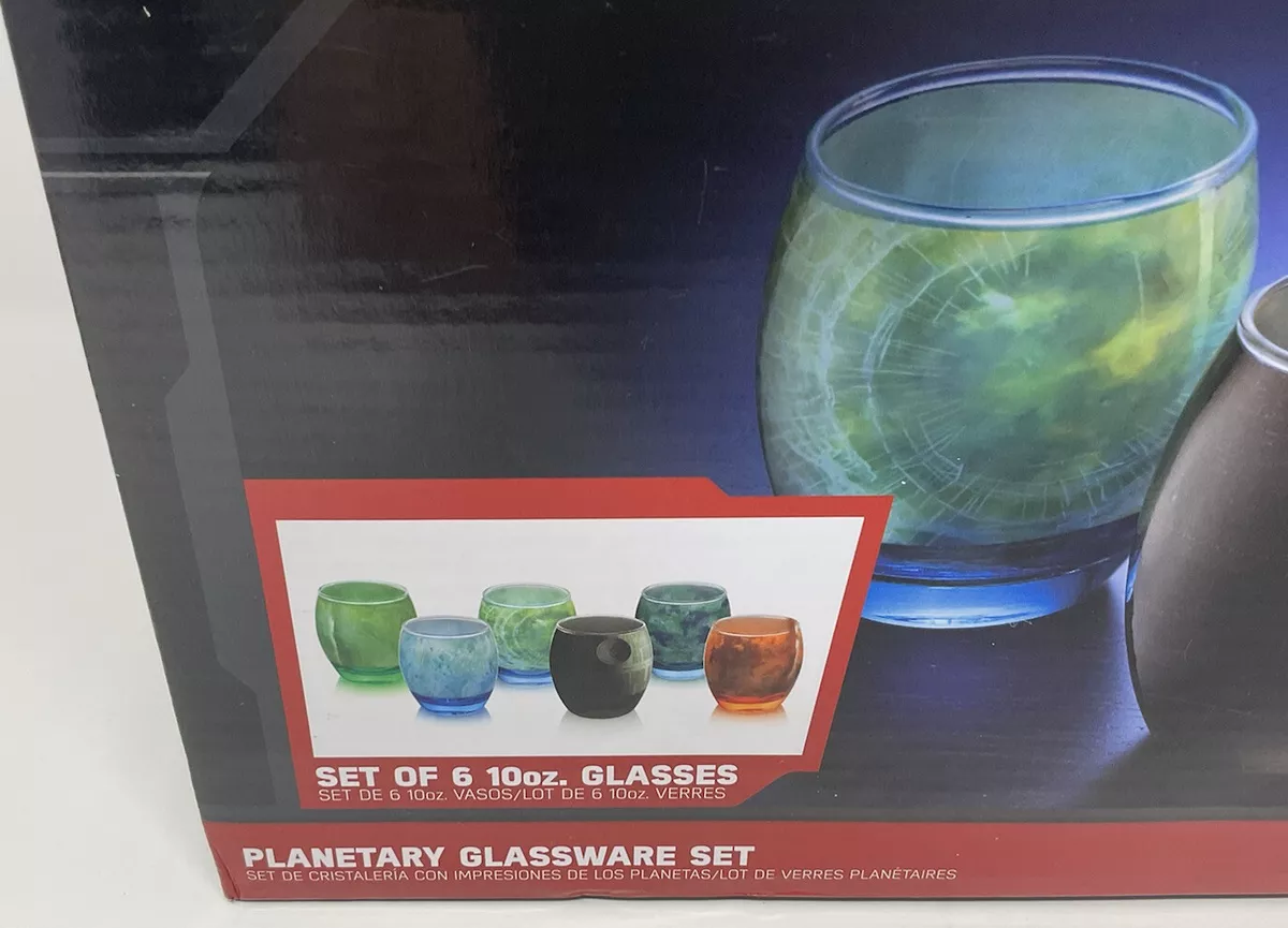 STAR WARS Planetary Glassware Set - THINKGEEK Exclusive - 6 Glasses New in  Box