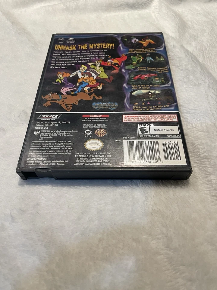 Scooby-Doo Unmasked (Nintendo GameCube, 2005) CIB - Image 4 of 4