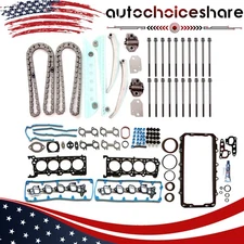 Timing Chain Kit Full Gasket Set Bolts For Lincoln Town Car Ford E-150 2002-2004