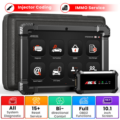 ANCEL X7 All System Diagnostic Tool Bidirectional OBD2 Scanner TPMS SRS IMMO DPF