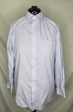 Jos. A. Bank Traveler Tailored Fit Men  s Blue Pinstripe Button Up Shirt 15-33
