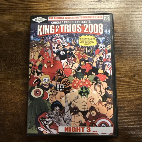 Chikara Pro Wrestling - King of Trios 2008: Night 3 (DVD, 3/2/2008) - Foto 1 di 3