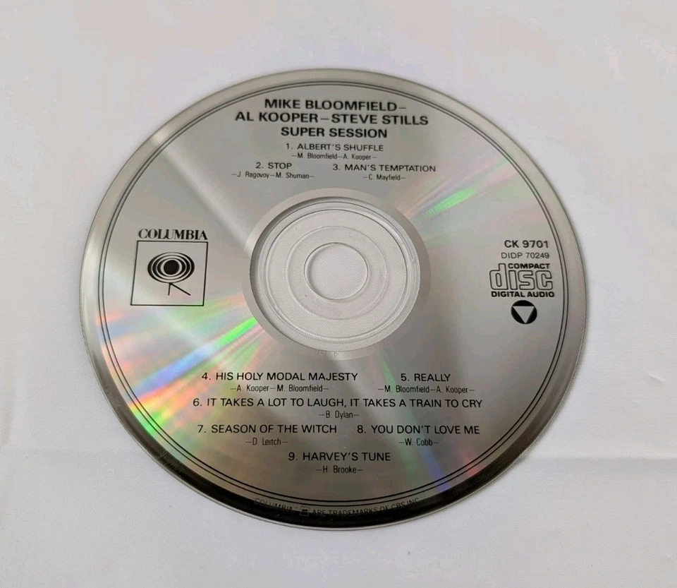 Bloomfield Kooper Stills Super Session CD Columbia Records Vintage Target Era Foto 4 de 4