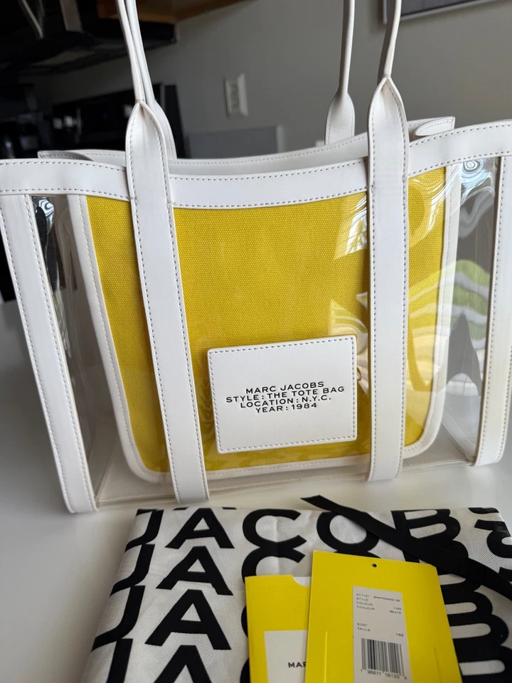 Marc Jacobs Clear Medium The Tote Bag - Image 3 of 4