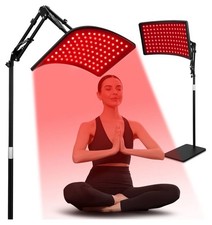 Red Light Therapy for Face and Body, Red Infrared Light Therapy Lamp with Stand