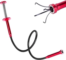 Bendable Flexible Magnetic Pickup Tool, 24'' Four Claw Grabber Tool, Accurate Pi