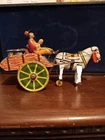 wind up 1930s donkey milk cart works