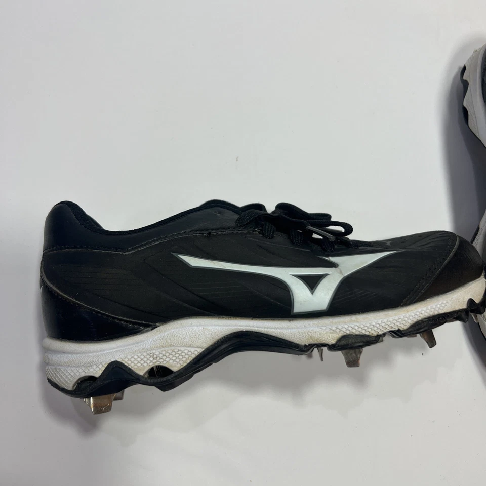 Botines de softbol para mujer Mizuno 9-Spike Advanced Sweep 3 talla 6 negros/blancos Foto 2 de 4