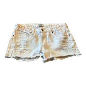 Abercrombie & Fitch White Jean Shorts Size 27/4