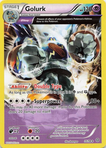 Pokémon TCG Golurk (35) #35/98 XY - Ancient Origins NM