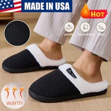 Winter Warm Plush Slippers for Women Plus Comfort Non-Slip Soft Lined Home Shoes