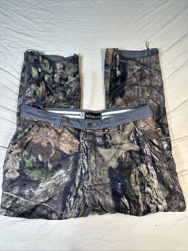 Nomad Pants Mens XXL Camo Realtree Fleece Lined Hunting Stretch Waist - Image 2 of 4