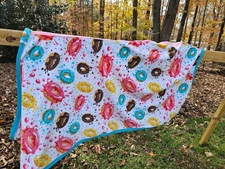 Bright Donuts Horse Sized Stable Blanket/ Cooler. Horse Size 72" Ready to ship.