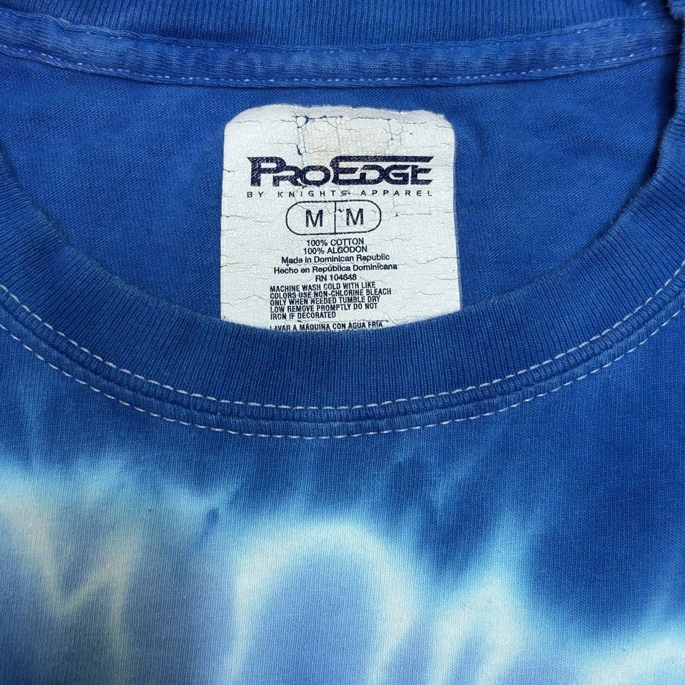 Camiseta vintage University Of Florida Gators Tie Dye por Pro Edge tamanho médio anos 90 Y2K - Imagem 4 de 4