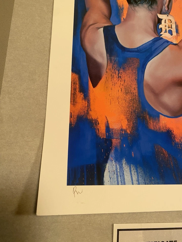 Impresión artística Flo x Richard Wilson firmada numerada edición limitada X/35 Foto 2 de 4