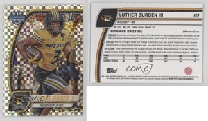 2024 Bowman U Chrome X-Fractor Luther Burden III #123