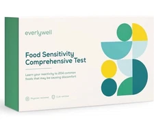 EverlyWell Food Sensitivity Comprehensive Test Kit – 204 Foods – 1/27 Expiry