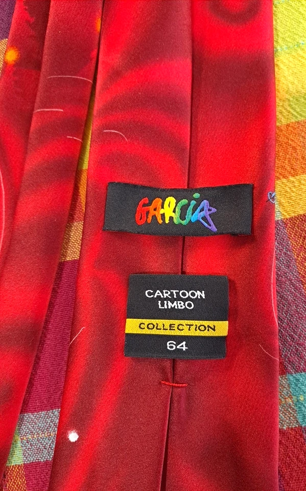 Corbata de Navidad Jerry Garcia Colección Limbo Dibujos Animados 64 Vacaciones Santa Reindee Foto 4 de 4