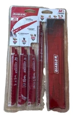 Reciprocating Saw Blades Nail embedded Wood And Metal Set 20 Piece Diablo Tools