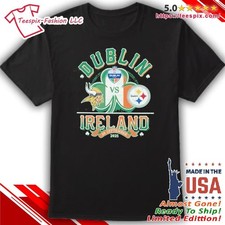 Steelers Vs Vikings 2025 Dublin Ireland Regular Season Game T-Shirt Size