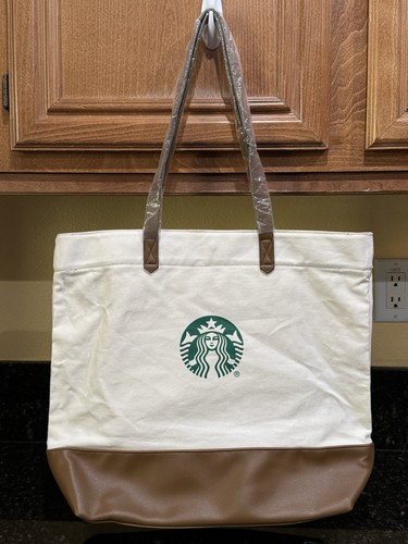 Borsa tote 2021 Disney Parks Disneyland Resort Starbucks logo iconica tela - Foto 3 di 13