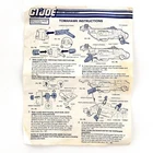 Vintage 1986 GI Joe Tomahawk Helicopter Blueprint Instructions Original