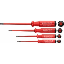 PB Swiss PB 5538.SL Classic VDE Insulated Screwdriver Set, Slim, 4 Pcs