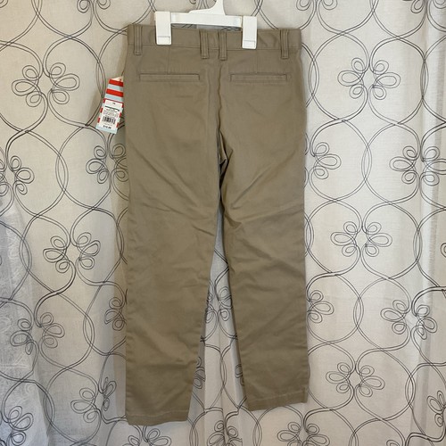 New Cat & Jack Boys Size 10 School Uniform Chino Vintage Khaki Pants - Picture 2 of 7