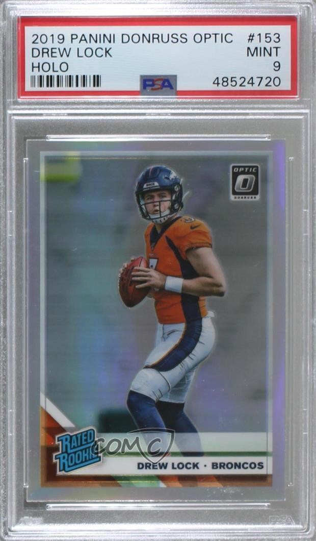 2019 Panini PANINI DONRUSS OPTIC HOLO #153 Drew Lock front