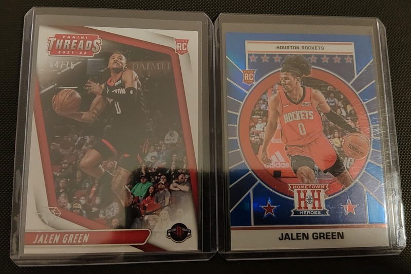 2021-22  Panini Chronicles Jalen Green (RC) Lot Of 2 64/75--85/99