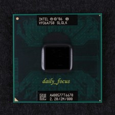 For Core 2 Duo T6670 SLGLK 2.2GHz AW80577GG0492MHS CPU Processor 800MHz #cv