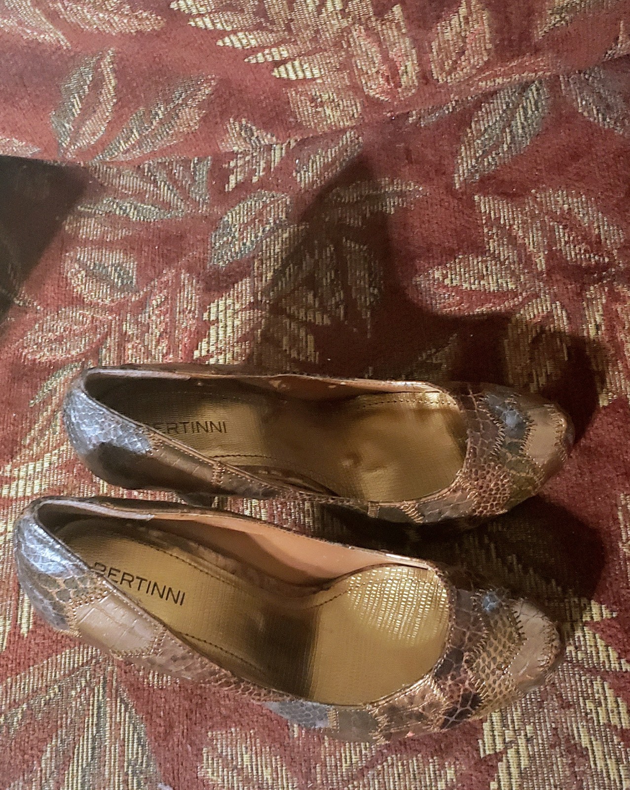 Bertinni Metallic Patchwork Vintage, Stilettos – … - image 5