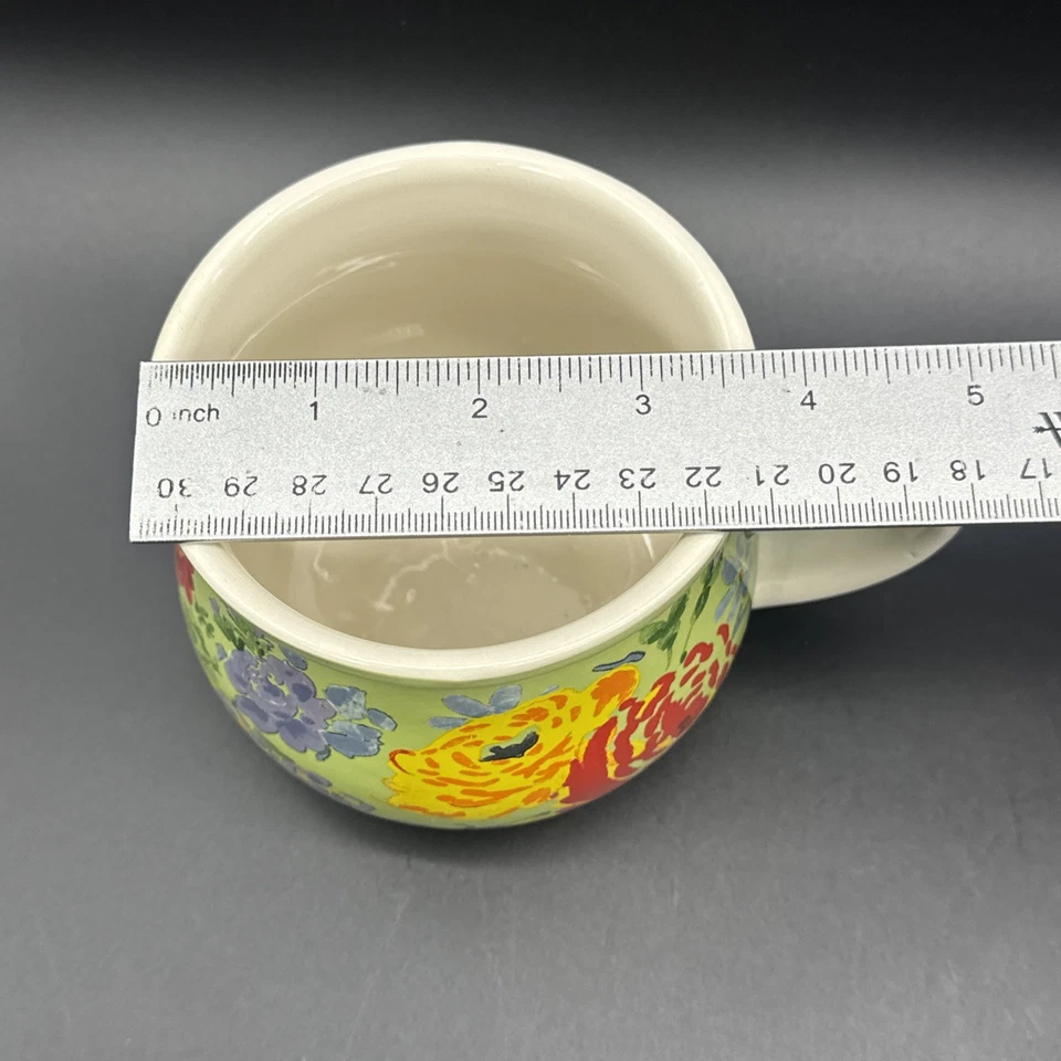 Taza de gres floral de prado de jardín verde pioneer para mujer RARA Foto 4 de 4